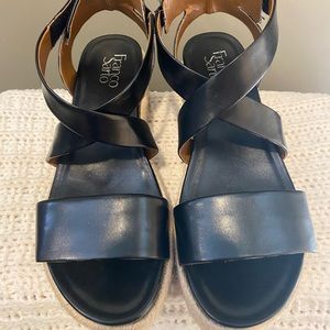 Franco Sarto wedge espadrille sandals, size 8.5